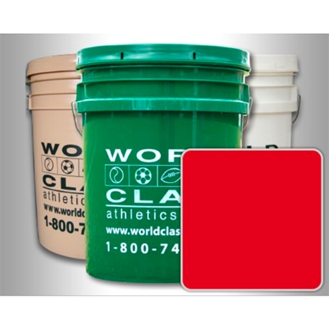World class removable artificial turf paint - red -  5 gal. World class removable artificial turf paint - red -  5 gal.