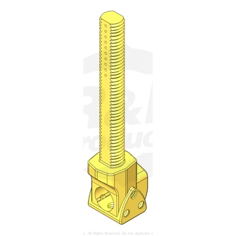 Bracket - roller w/rubber bushing