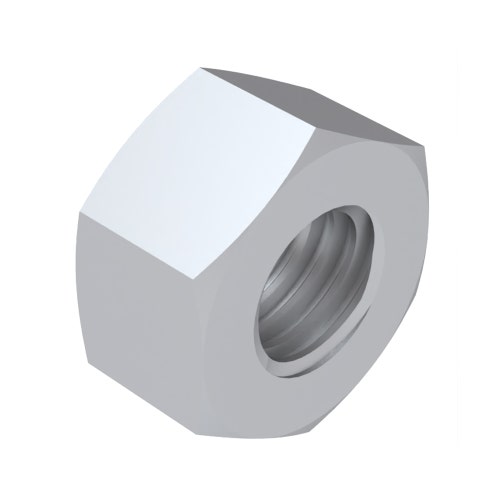 Nut - 7/16-14 zinc hex