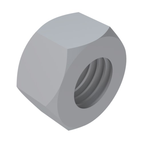 Locknut - 5/8-11 center zinc