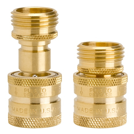 Connect - brass quick m/f