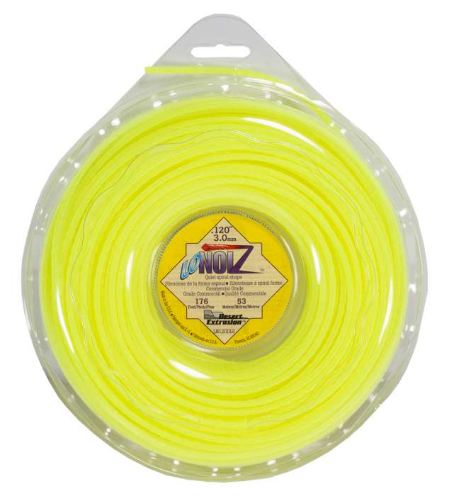 Trimmer line lonoiz™ yellow large donut .120" / 3.0mm