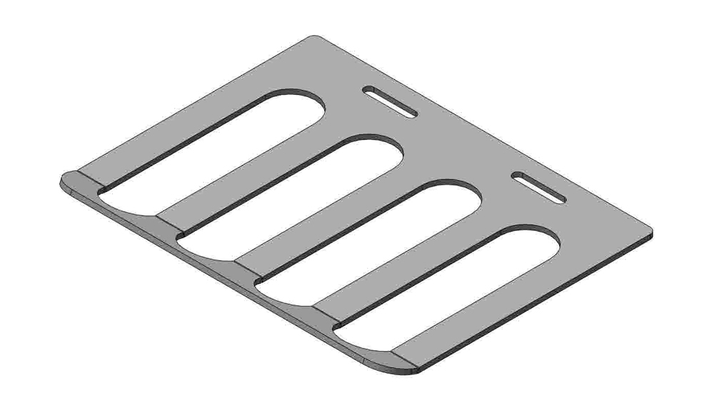 Turf guard - steel turf for 3 tine