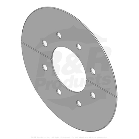 Coulter blade - 11" 2 piece