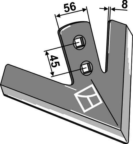 Sweep 245mm fitting for Maschio / Gaspardo F20120082