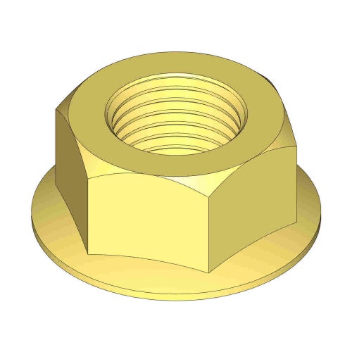 Locknut - 1/2-20 flanged