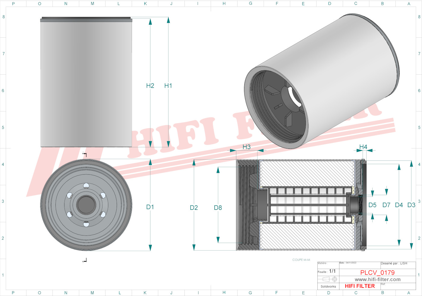 Fuel water separator filter passend voor mercedes a 9604770403