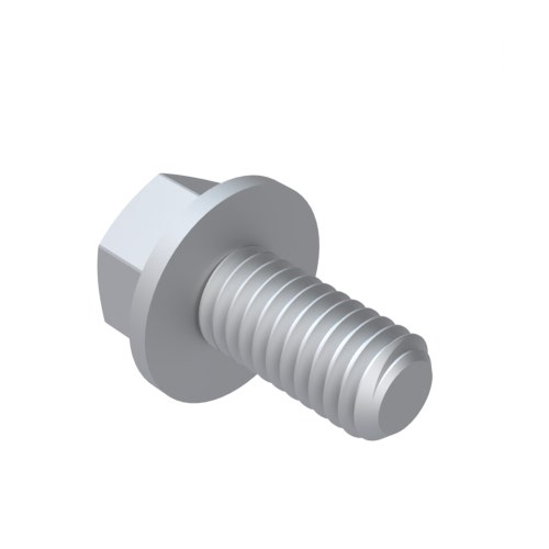 Bolt - hex serrated washer hd