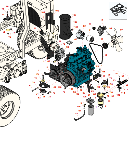 Toro Reelmaster 3100-d traction unit - model 03207