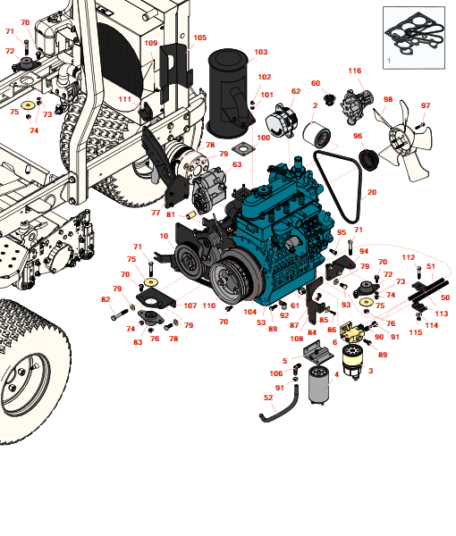 Toro Reelmaster 3100-D Traction Unit - Model 03207