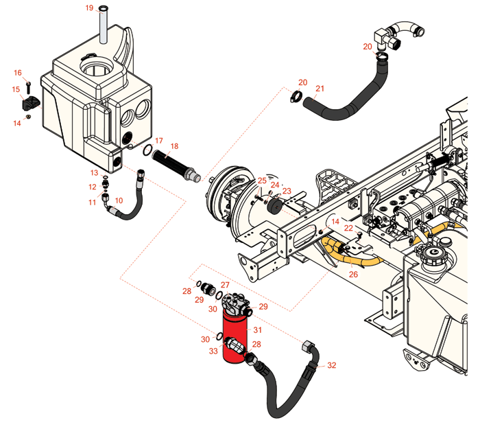 Hydrauliktankteile passend für Ihren Toro Groundsmaster 4300