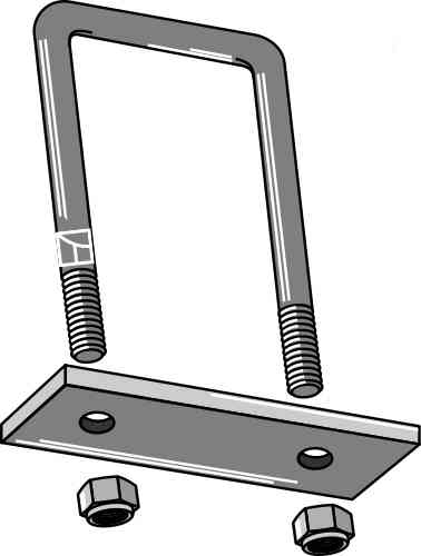 Fastining bow for frame 80x80