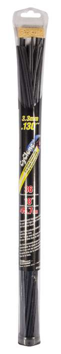 Trimmer line cyclone™ black 18" line - tube .130" / 3.3mm 36 pcs