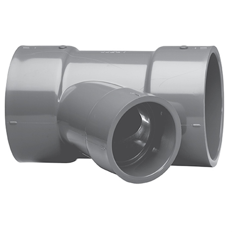 12x3 pvc reducing wye (soc) sch80 fab
