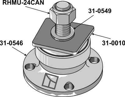 Bearing compl. fitting for Rabe 9031.42.89