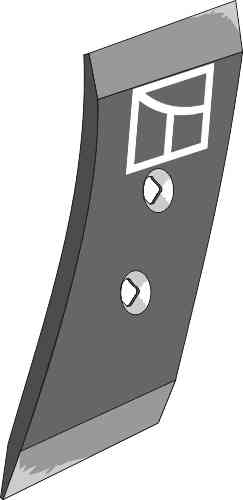 Schaarpunt S1W L - 70x12 - links passend voor Lemken 3365535