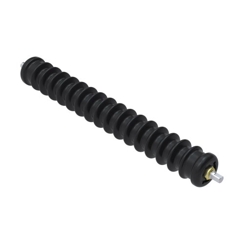 Roller - grooved uhmw polyethylene