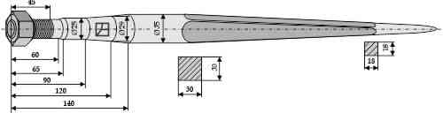Frontladerzinken 640
