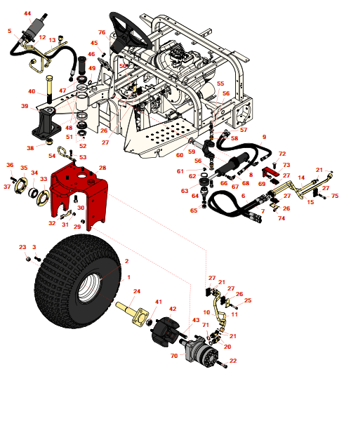 Toro Sand Pro 5040 Traction Unit