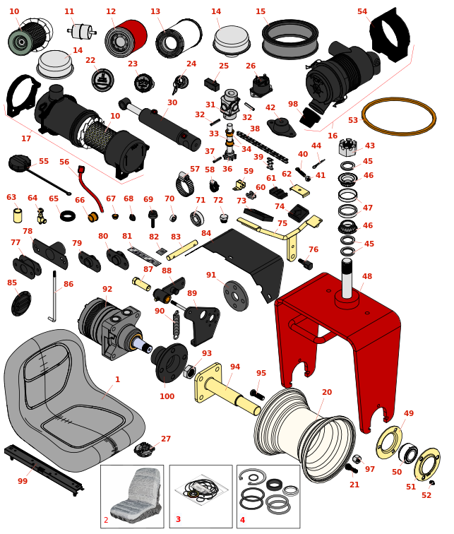 Toro Sand Pro 5000 Traction Unit