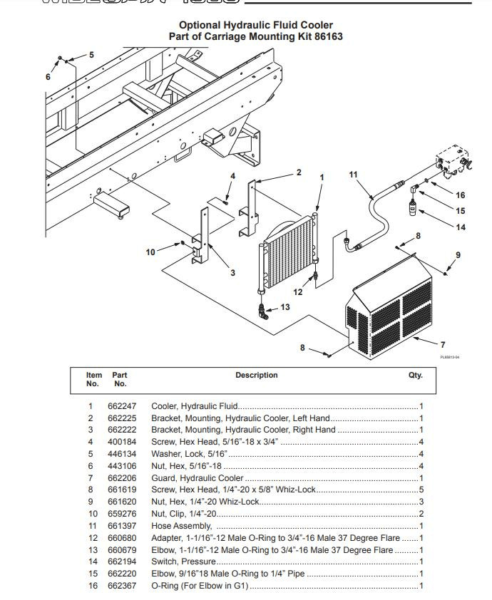 TURFCO WideSpin 1530  Valgfri hydraulisk væskekøler Del af objektglasmonteringssæt 86163