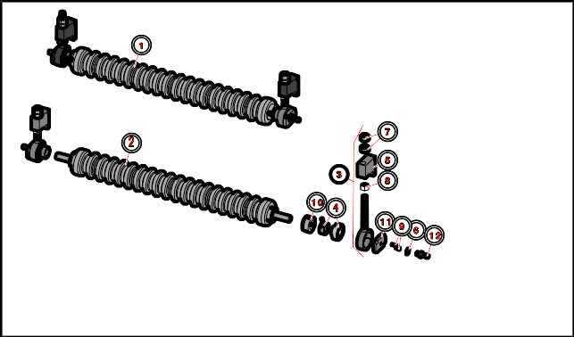 Toro Greensmaster 3050 Minuteman Roller System