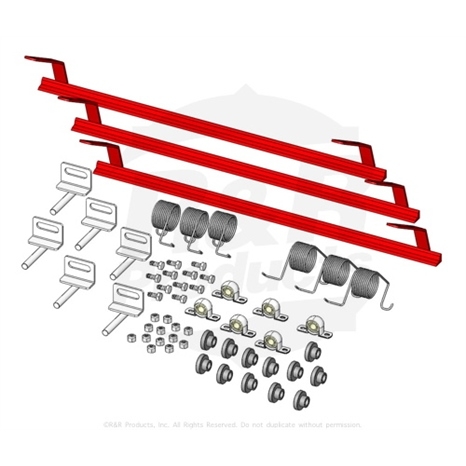 Scraper kit - rear roller set/3