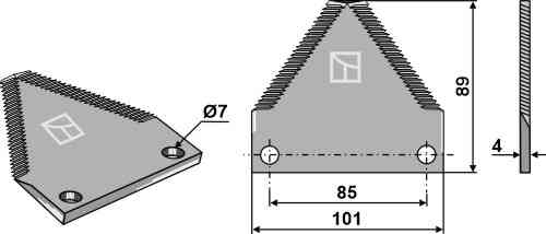 Food mixer knives Food mixer knives