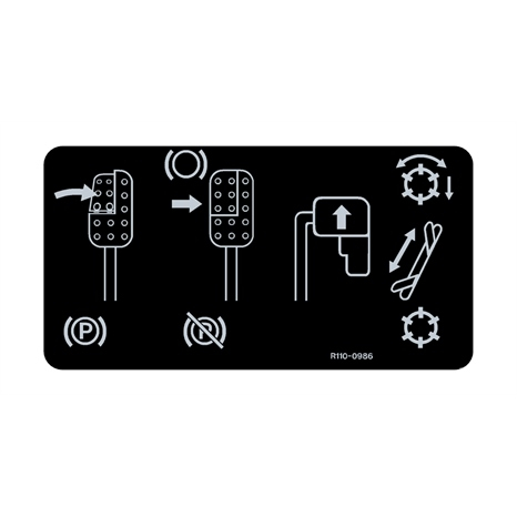 Decal - cover plate