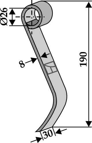 RDM Parts Schlegel geeignet für Maschio / Gaspardo T40005143