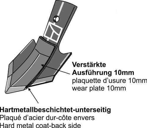 Snelwissel beitel - 100mm
