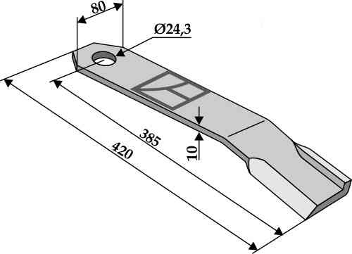 RDM Parts Schlegel - rechts geeignet für Humus 302 851