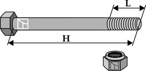Bolt M12 x 1,5 - 8.8 Bolt M12 x 1,5 - 8.8