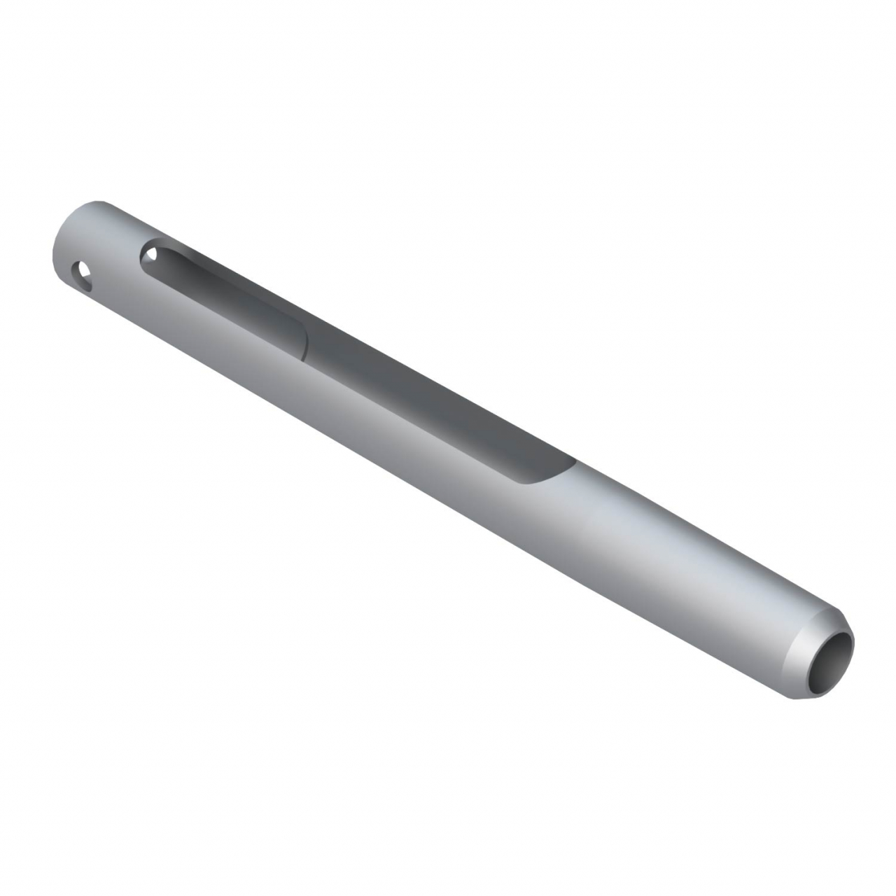 Alloy hollow side-eject tine - .750mt x 7.750l x .645od