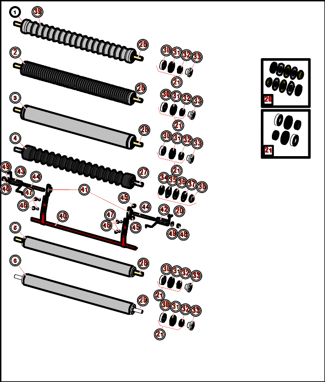 Toro Greensmaster eTriFlex 3360 Rollers