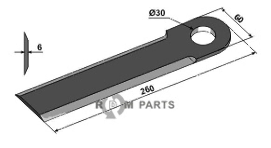 Messer geeignet für Fantini 13739