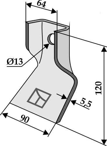 RDM Parts Klinge geeignet für JF 2129-234X