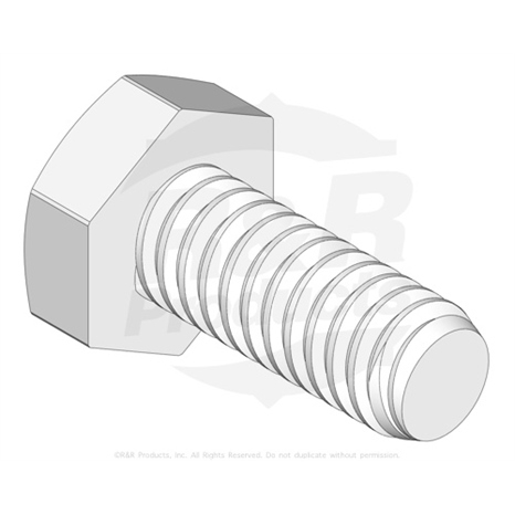 Bolt - hex hd 1/4-20 x 5/8 Bolt - hex hd 1/4-20 x 5/8