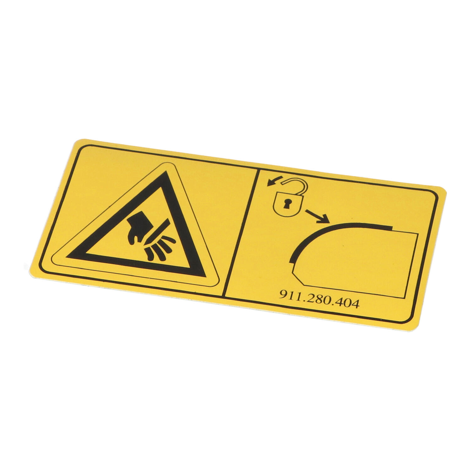 Safety decall cover close