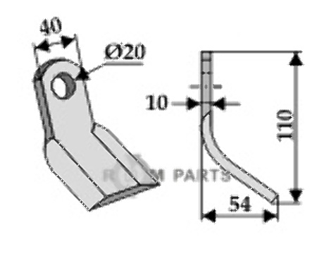 RDM Parts Y-kniv