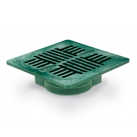 Rain bird 7 in universal square grate - green