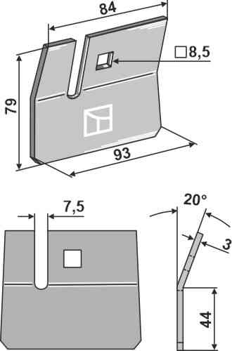 Scraper for packer rolls 51-h101