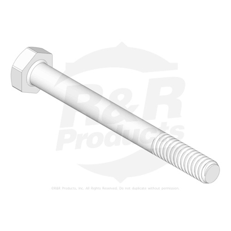 Bolt - hex hd 1/4-20 x 2-1/2 gr5