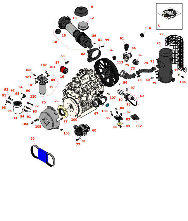 Toro Greensmaster TriFlex 3400 Engine Exhaust