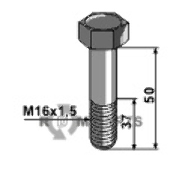 RDM Parts Schraube M16x1,5 x 50 - 12.9