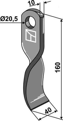 RDM Parts Twisted blade
