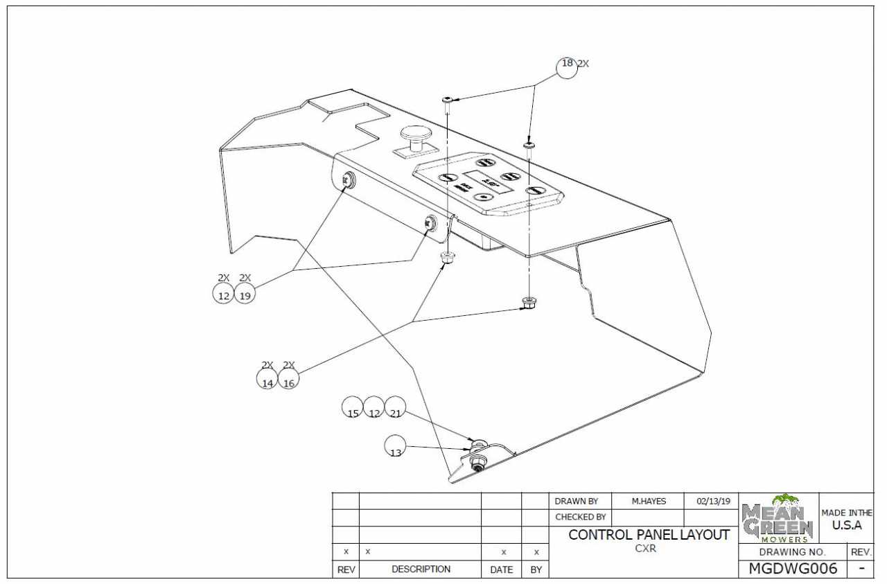 Control Panel Layout 3