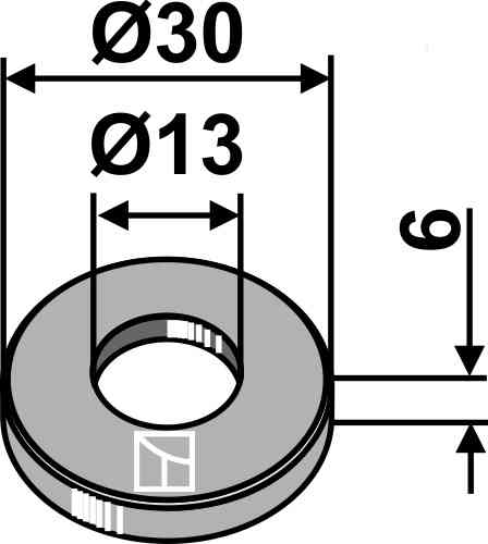 Scheibe DIN 7349