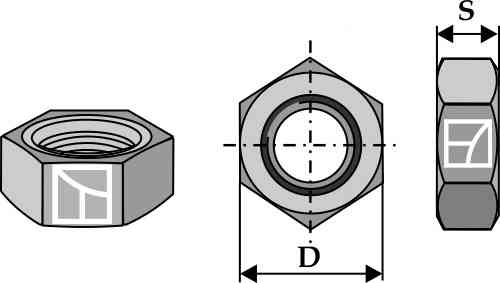 Hexagon locknut