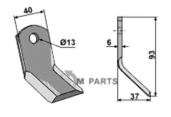 RDM Parts Y-mes passend voor Carroy et Giraudon 26264